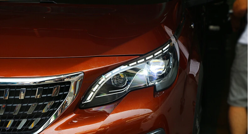 HID,~, стайлинга автомобилей для Peugeo 4008 5008 все гольфкарты оснащены 206 207 308 3008 408 4008 508 Raid RCZ партнер, 5008 головная лампа