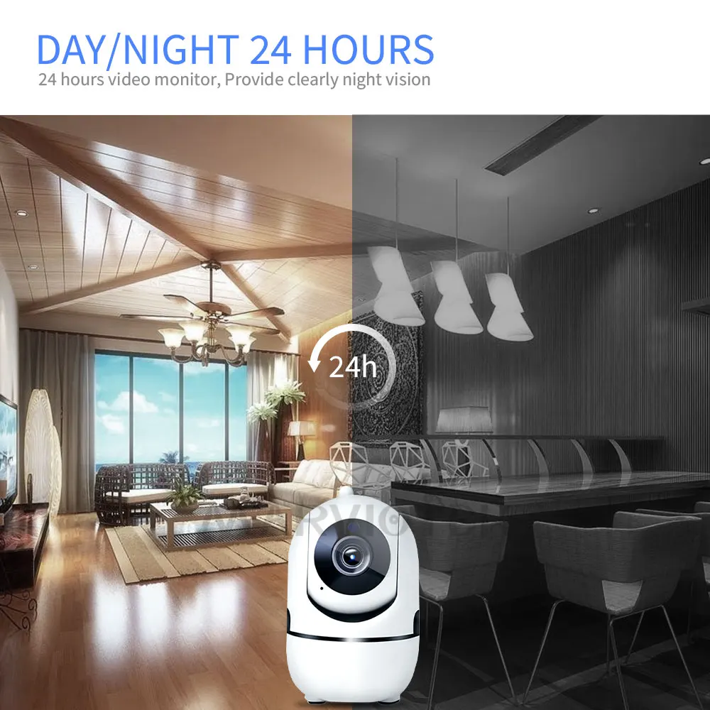 720P Беспроводная ip камера wifi мини HD с функцией автоматического слежения ptz