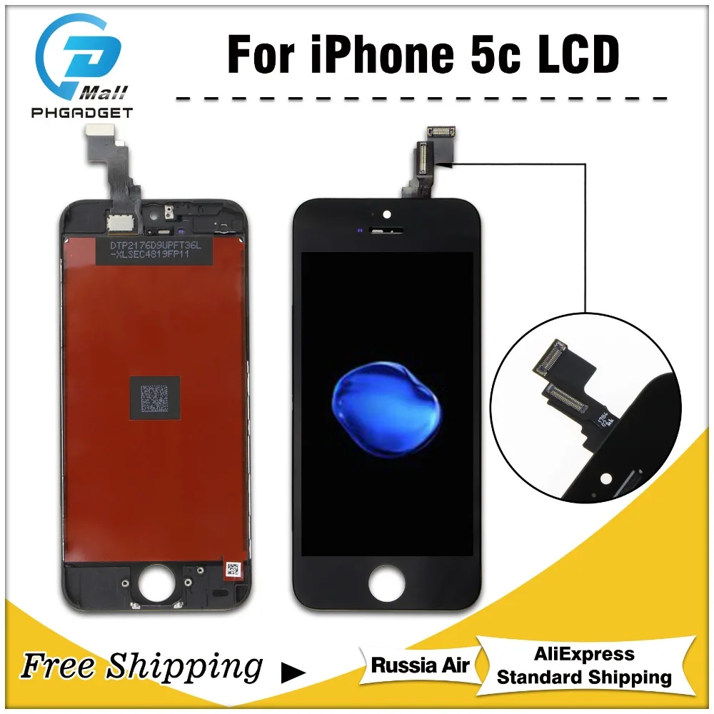 1 шт. AAAA ЖК-экран для iPhone 5S 5 SE 5C ЖК-дисплей дигитайзер сенсорный модуль 5S SE экран s Замена