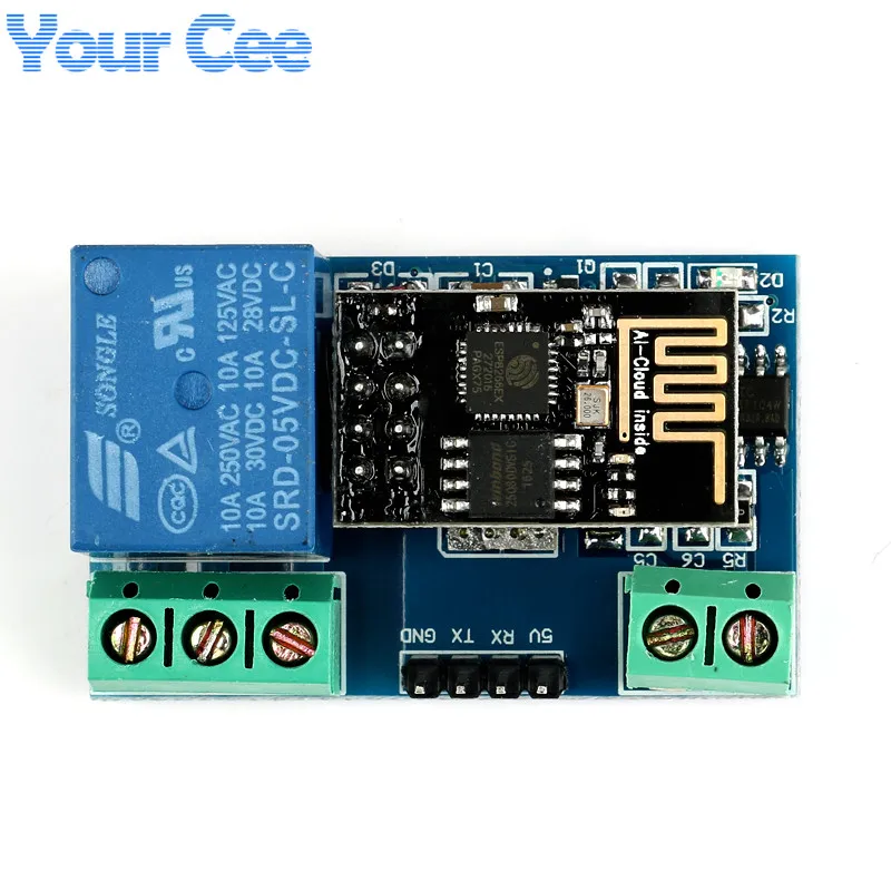1 шт. релейный модуль ESP8266 с Wi Fi 5 В|relay module|wifi moduleapp phone |