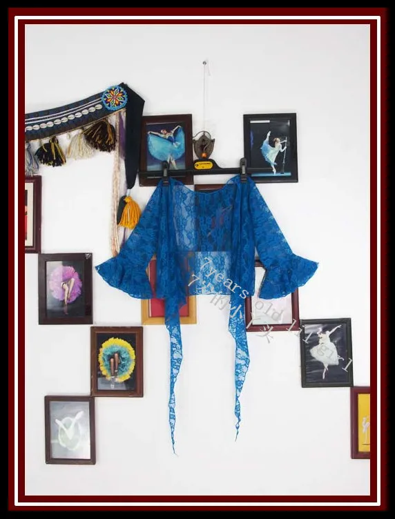 Кружевной топ для танца живота Цыганская Богемская Корея маленькие фланец