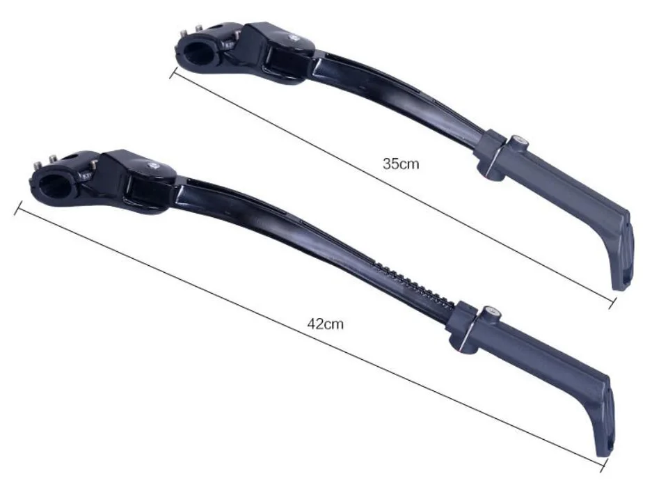 MTB велосипед Kickstand парковка стойки MTB горный велосипед Поддержка боковой удар подставка для ног Brace 24 ''-29'' регулируемый 35-42 см