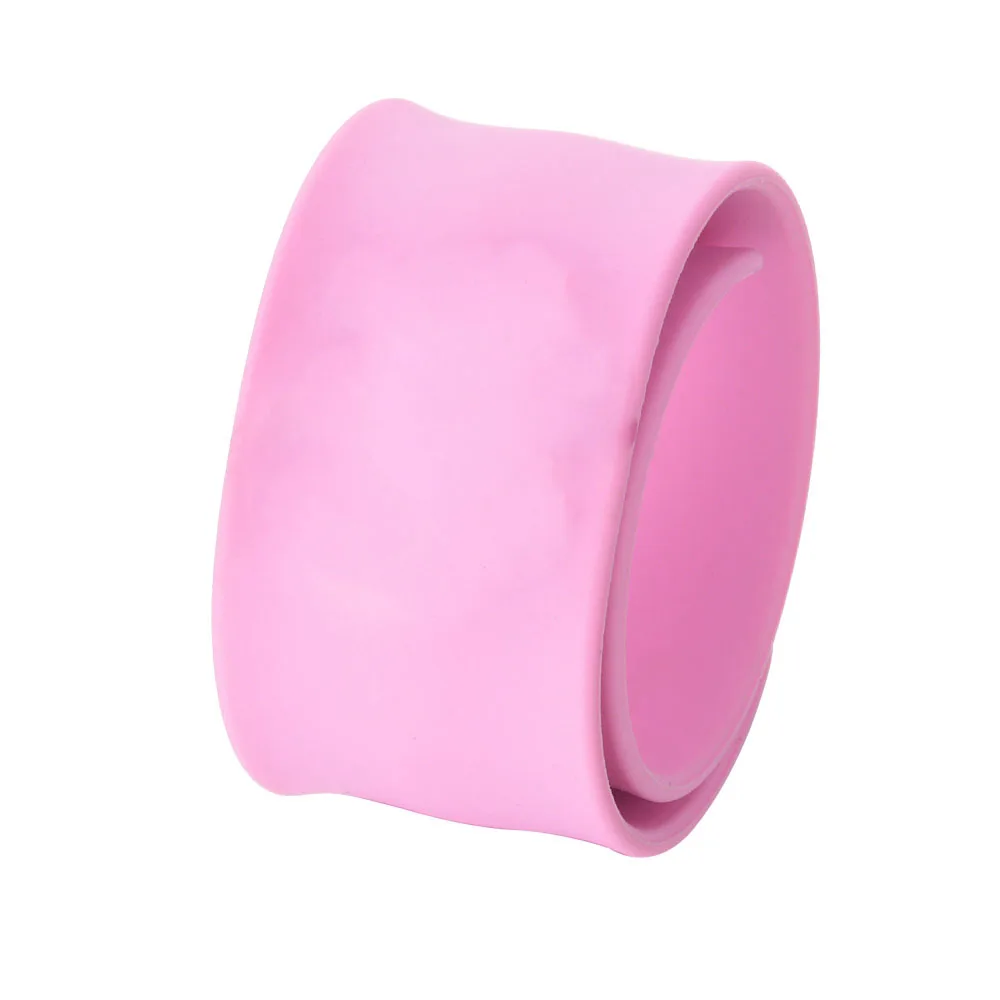 blank pink 10 шт./лот Vocheng Snap ювелирные изделия 6 карамельных цветов дети подходят 18 мм защелки репеллент СЛЭП силиконовый браслет для детей подарок NN-722* 10 - Окраска металла: blank pink