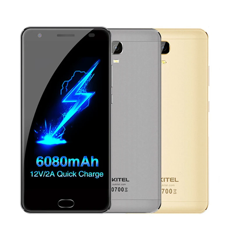 OUKITEL K6000 плюс 6080 mAh смартфон 5 'ɴG Android 7 0 MTK6750T Octa Core 1 GHz 4 GB + 64 8.0MP 16.0MP Touch TD
