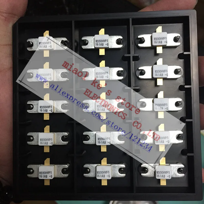 100% Новый оригинальный: RD30HVF1 101 [ Pout 30 Вт. Gp 14.7dB @ Vdd = 12 5 V .f 175MHz UNIT:mm ] Silicon MOSFET Power