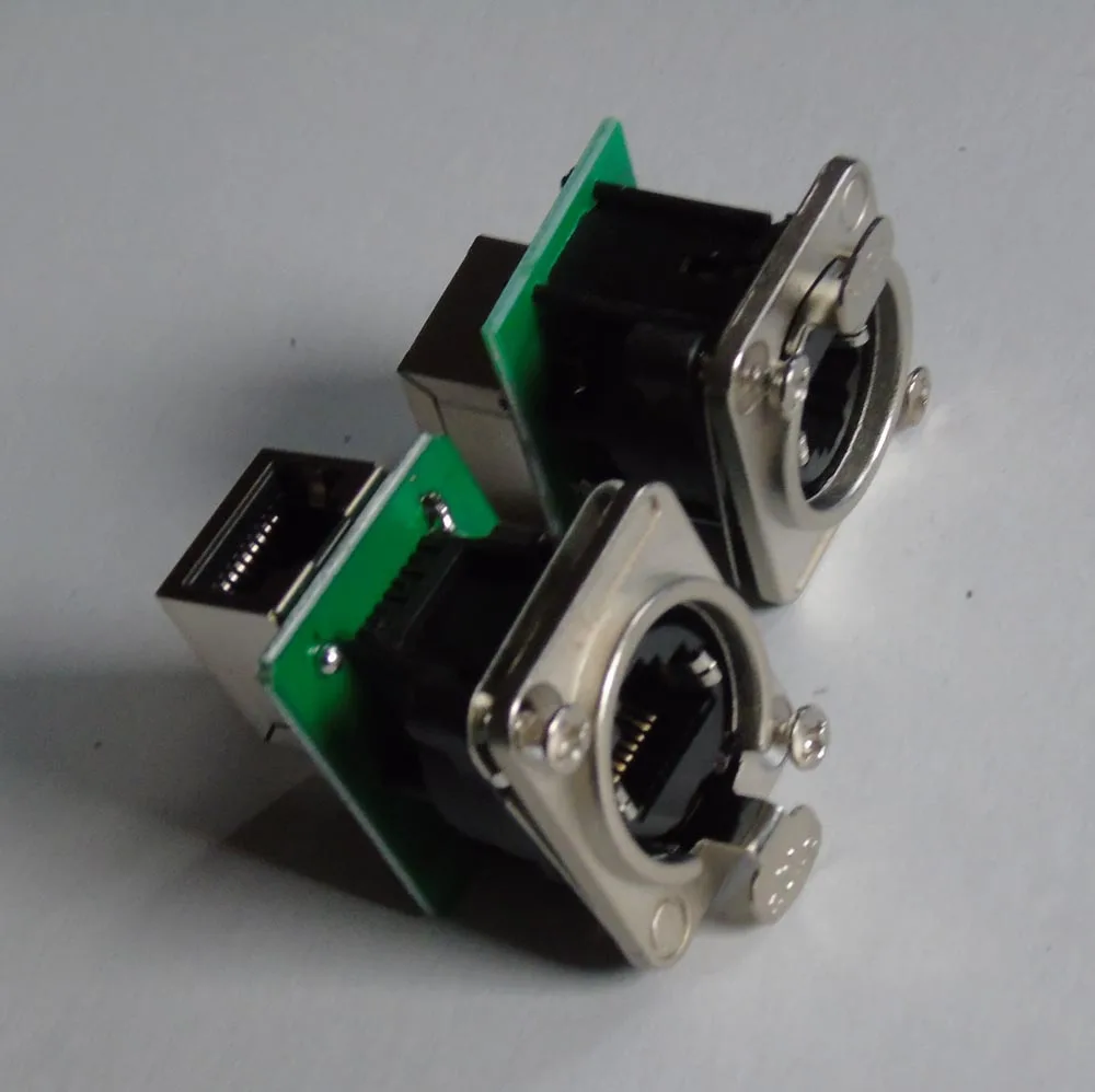 2 шт./лот NE8FDP-R Ethercon RJ45 Feedthru D-Series панельный разъем