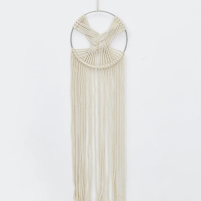 Богемные тканые украшения ручной работы круговые хлопковые веревки кисточки