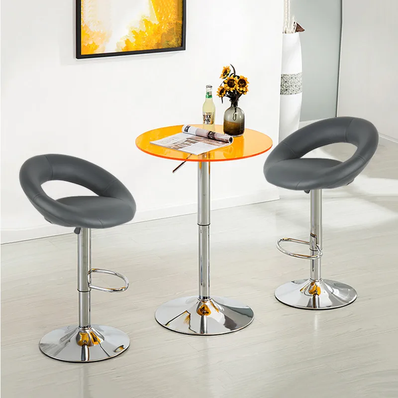 2 шт. искусственная кожа барные стулья Современный барный стул Регулируемые