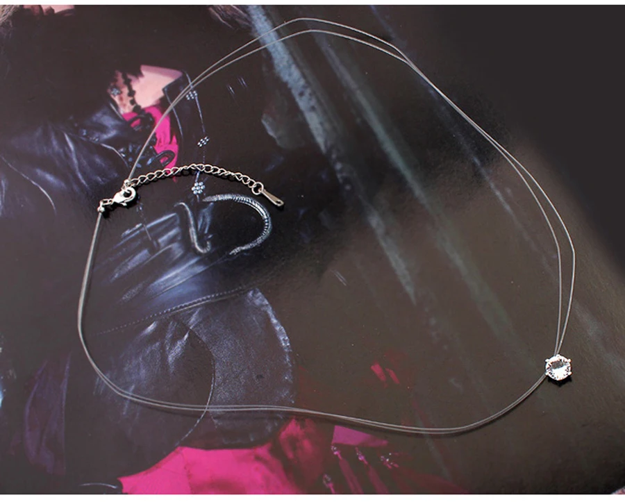 Высококачественное прозрачное ожерелье для рыболовной лески изготовленное из