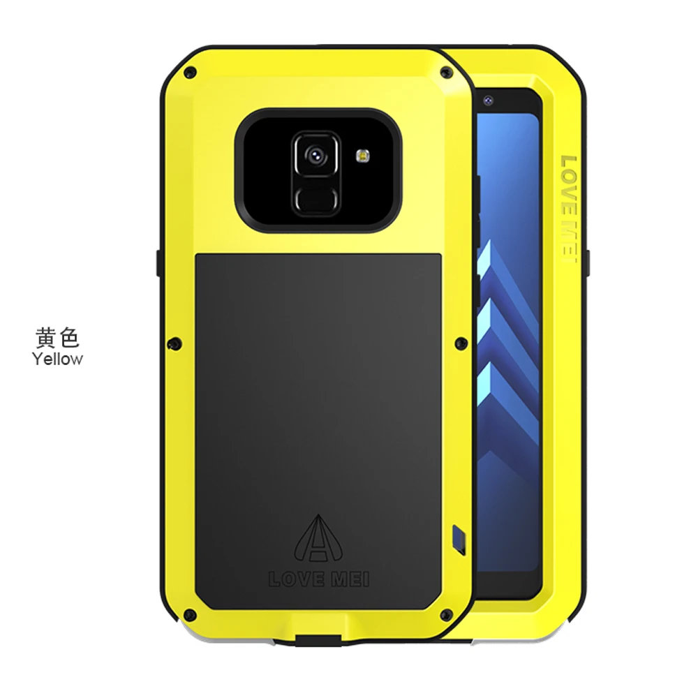Love Mei Armor Case for Samsung Galaxy A8 Plus 2018 Shockproof Heavy Duty Waterproof Cover Hard Shell | Мобильные телефоны и