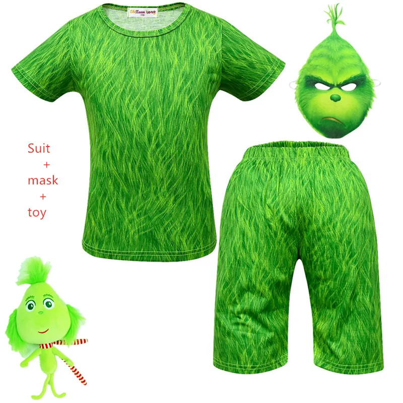 2019 г. Хит продаж игрушка GRINCH для косплея с полным лицом героями мультфильмов