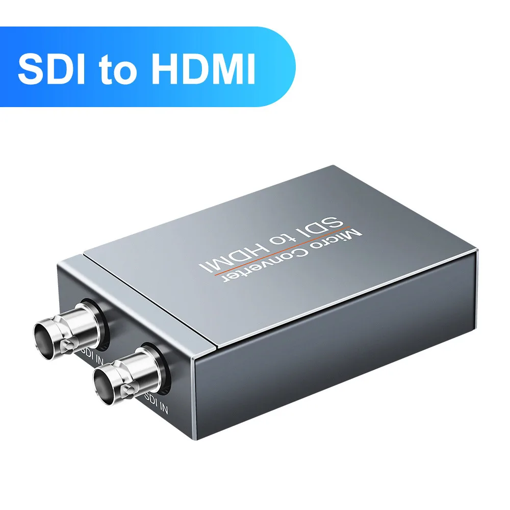 Мини HD 3g SDI в HDMI конвертер HDMI в SDI* 2 адаптер 3g дисплей 1080p с usb питания HDMI коммутатор в SDI для PS3/4 Smart box - Цвет: Красный