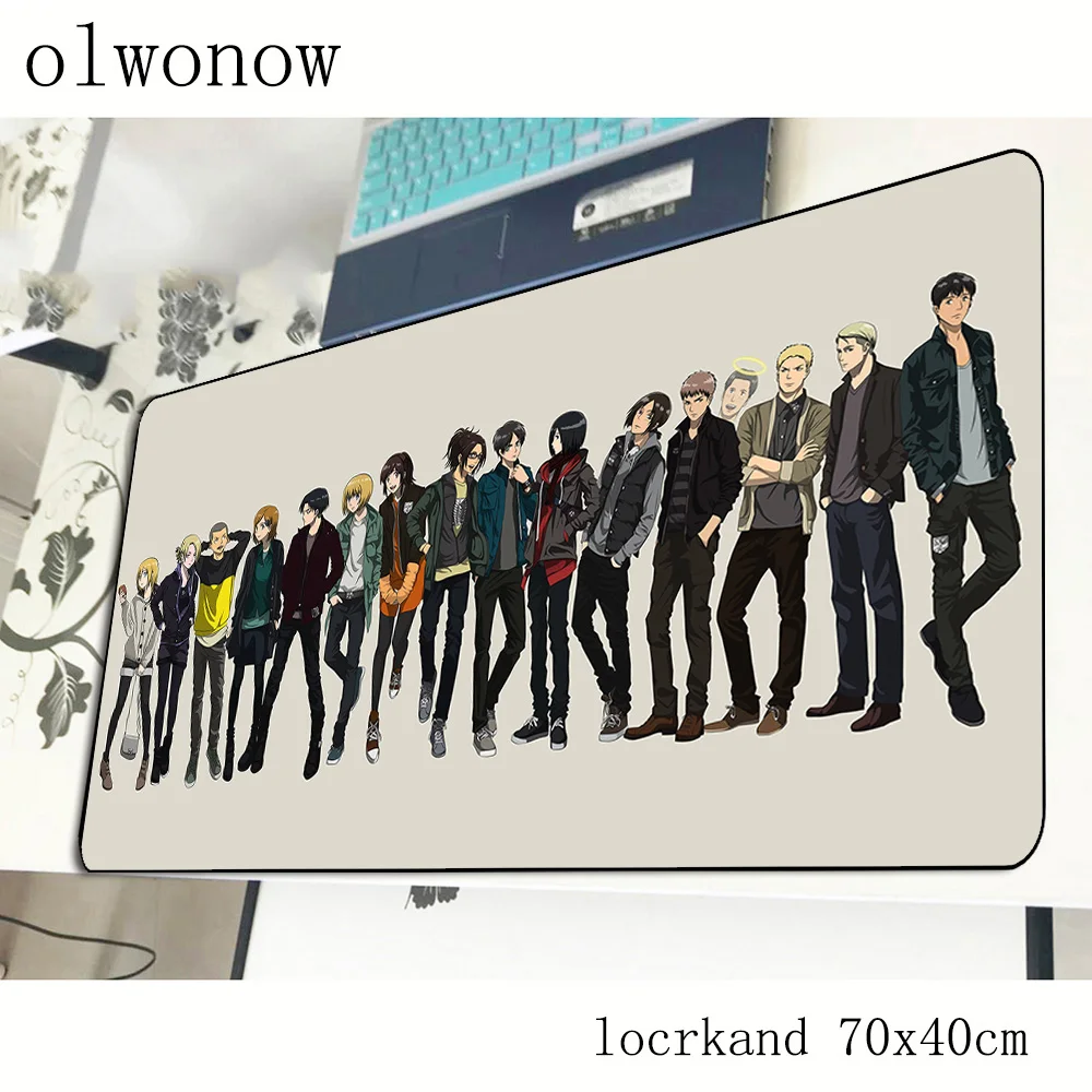 Attack on titan коврик для мыши геймер Лидер продаж 700x400x2 мм notbook игровой популярные от