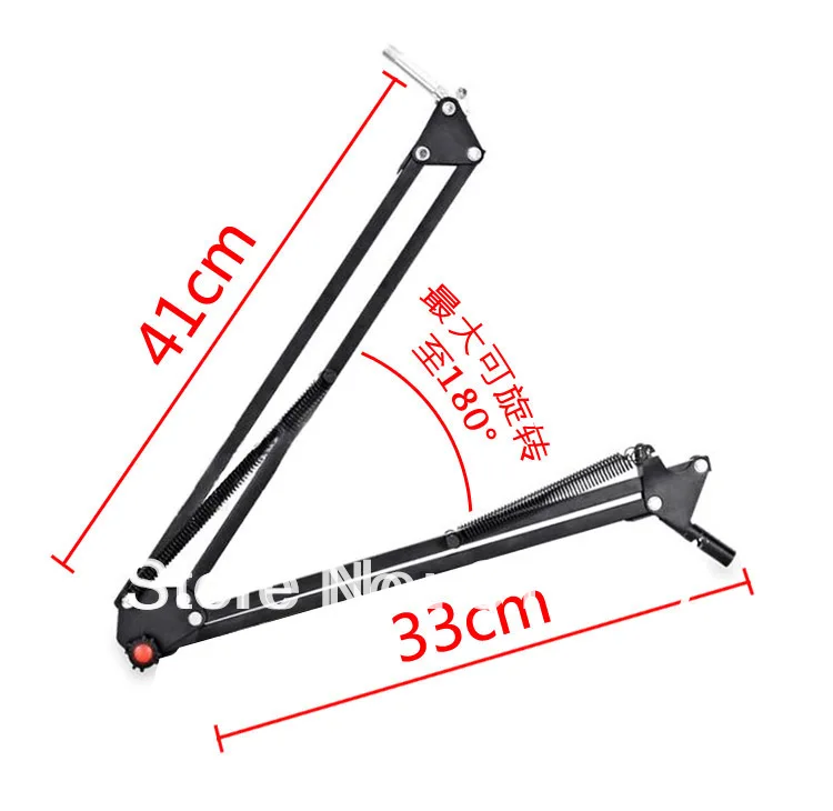 Вращающаяся профессиональная записывающая подставка для микрофона настольный
