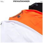 Мужские толстовки с карманами Privathinker, толстовки с капюшоном с карманами в стиле Харадзюку 2020, мужская Японская уличная одежда, мужская толстовка в стиле хип-хоп, черный пуловер из хлопка