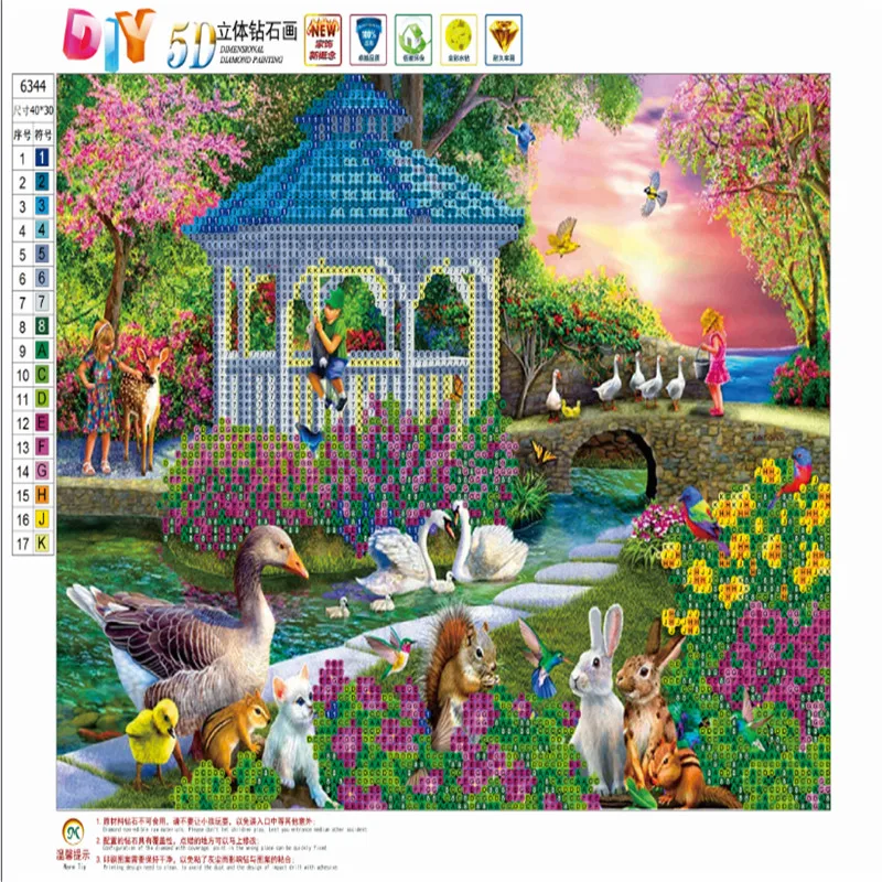 % Сделай Сам 5D алмазная Картина Вышивка крестом квадратная мозаика Алмазная