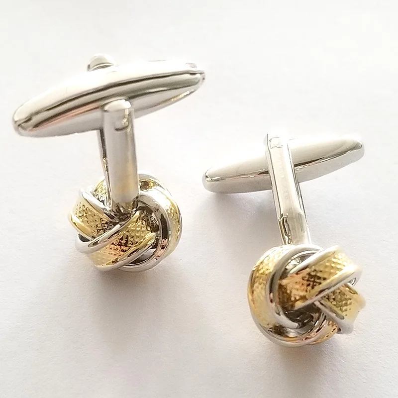 Новинка 2018 мужские элегантные запонки с узлом модные эксклюзивные Gemelos манжеты