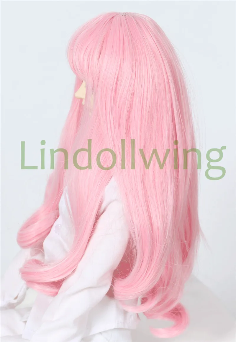 1/3 парик для шарнирной куклы Pullip Dal DD SD LUT Dollfie кукол 8-9 дюймов Длинные розовые