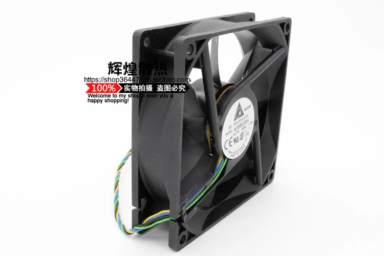Вентилятор охлаждения DELTA AUB0912VH 9225 12 В 0 60 А 9 см ШИМ|cooling fan|delta aub0912vhpwm fan |