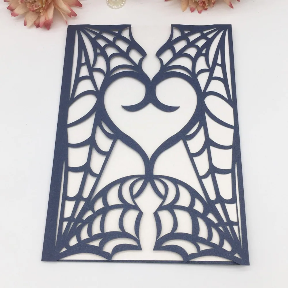 20 шт Мерцающая бумага уникальные свадебные пригласительные открытки лазерная