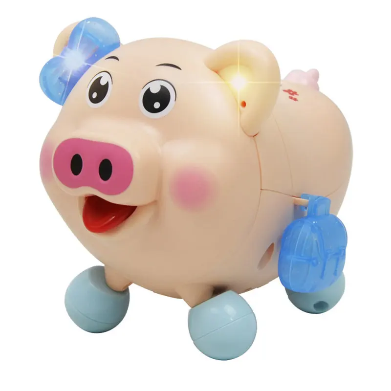 Пластик светоизлучающая веревка свинья маленький ребенок игрушечные лошадки