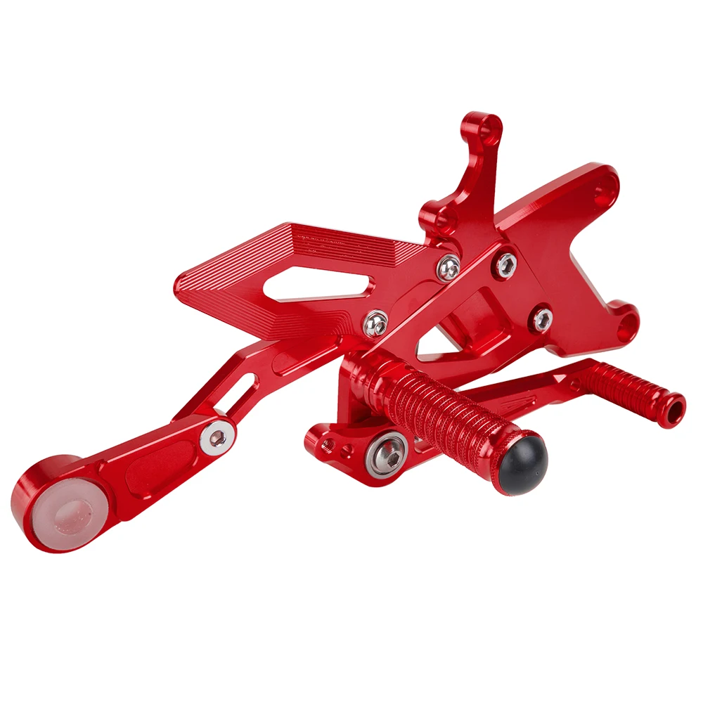 LJBKOALL YZF-R1 Мотоцикл с ЧПУ Алюминиевый Регулируемый Rearsets задние наборы подножки для YAMAHA YZF R1