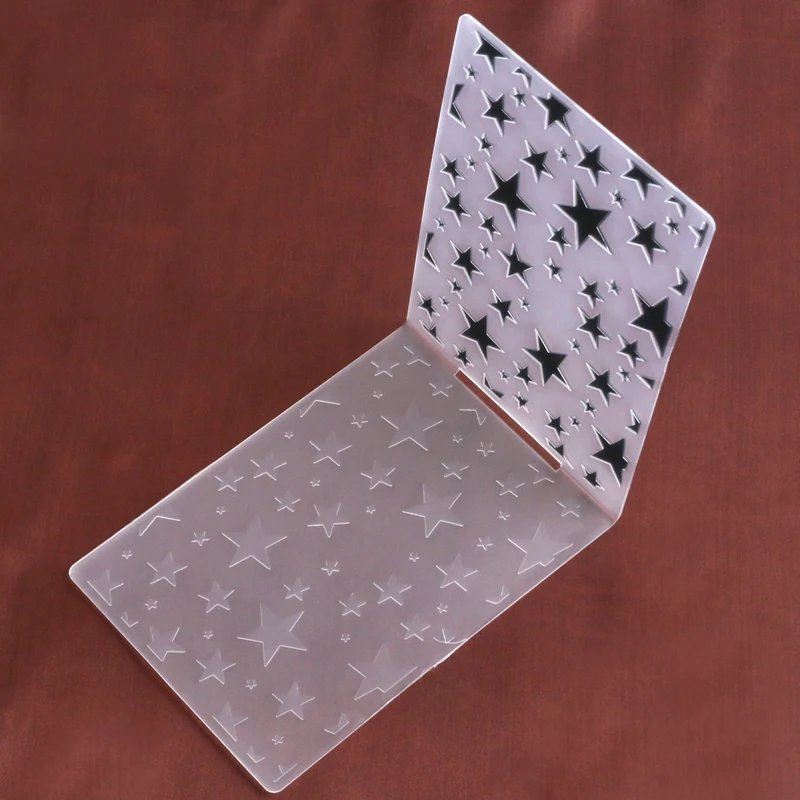 1 шт. пластиковые тиснения шаблон ремесло карты делая 3D DIY бумажные фото альбом