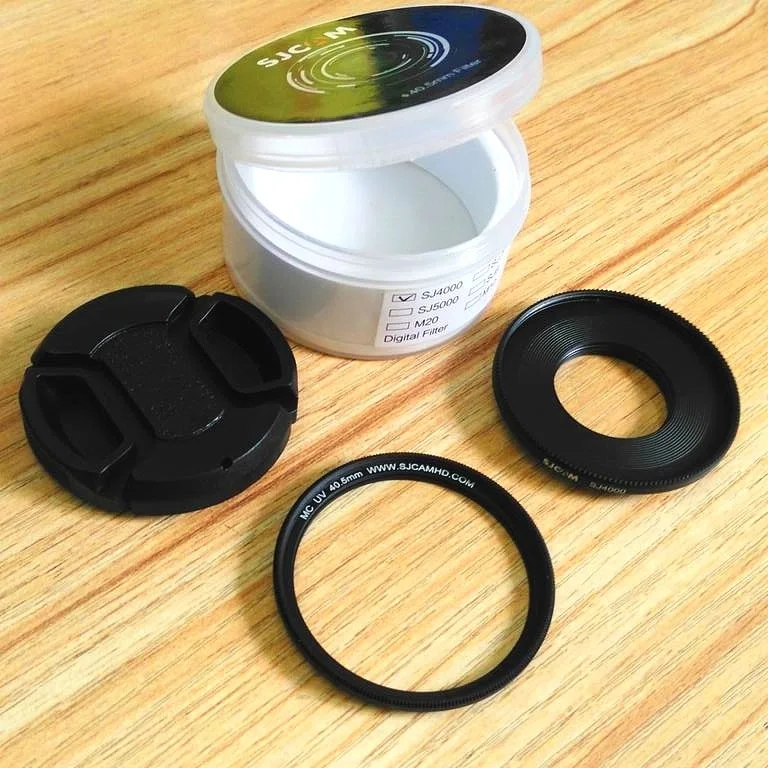 SJ4000 UV SJCAM SJ4000 SJ5000X wifi Оптическое стекло Защита объектива Крышка объектива CPL/UV фильтр крышка объектива для H9/H3R экшн аксессуары - Цвет: SJ4000 UV