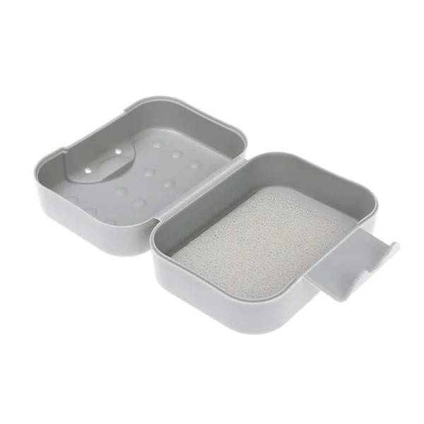 1 шт. Ванная комната мыльница Водонепроницаемый замок утечки мыло держатель