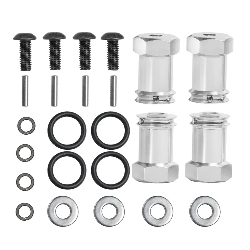 Серебряный 12 миллиметровый шестигранный удлинитель/удлинитель шестигранного