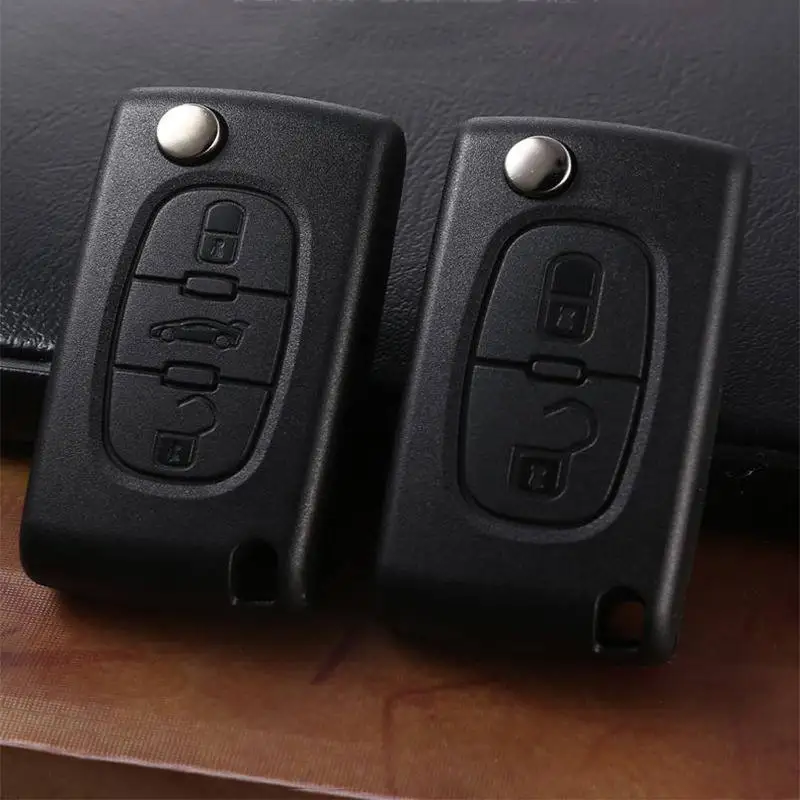 Автомобильный складной ключ с дистанционным управлением два чехол для ключей