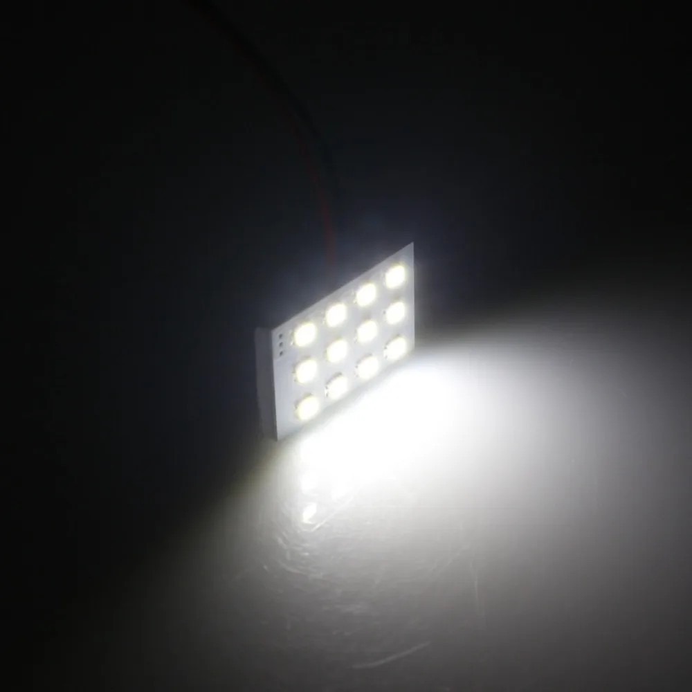 

12 36 48 LED Panel Super White Car Reading Map Lamp 3528 SMD Auto Dome Interior Bulb Roof Light Car Styling