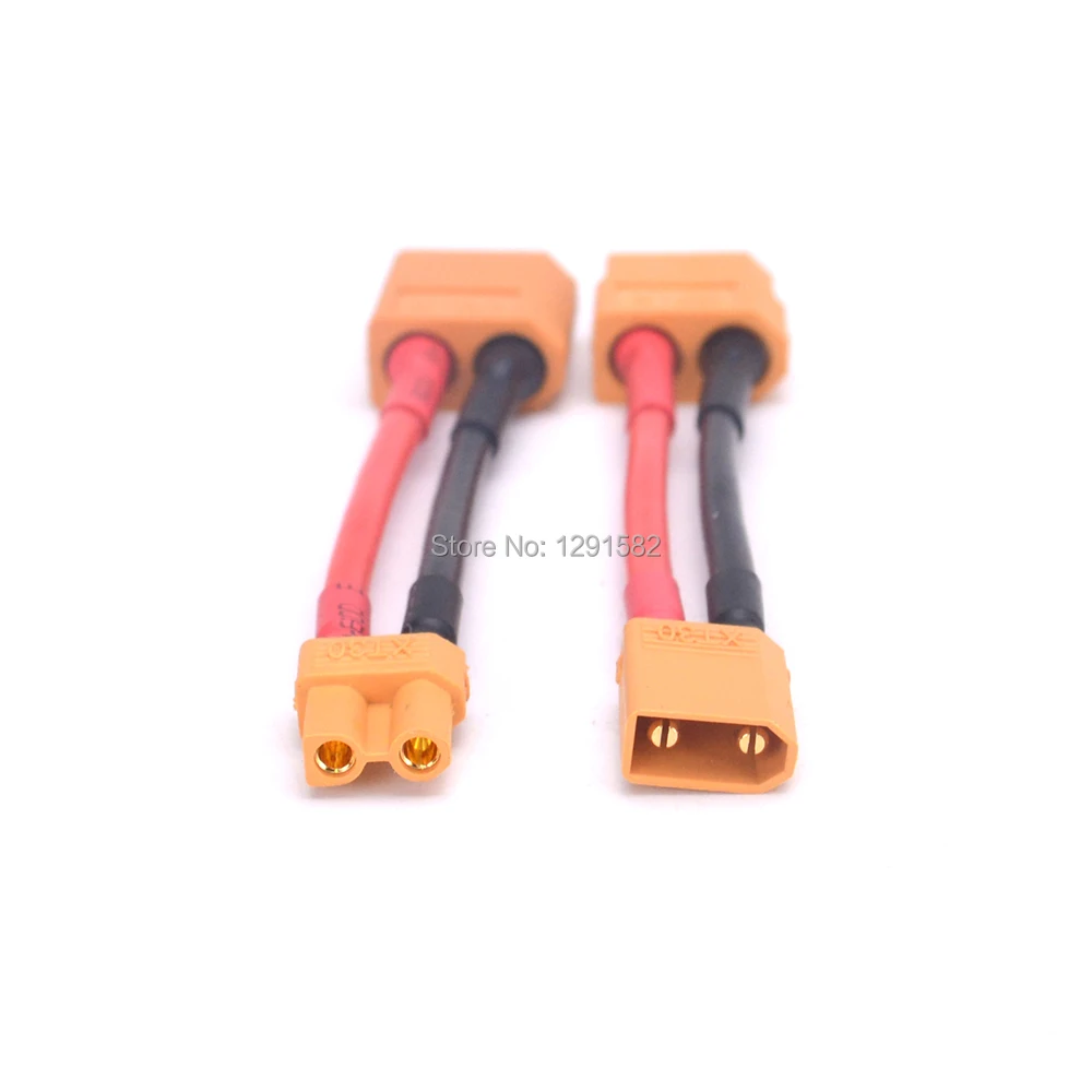 XT60 штепсельная Вилка для разъема XT30 вилка 16AWG мягкий силиконовый провод кабель