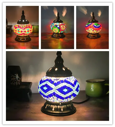 

Retro national style bedroom bedside Nightlight restaurant cafe bar Turkey decorative lamp