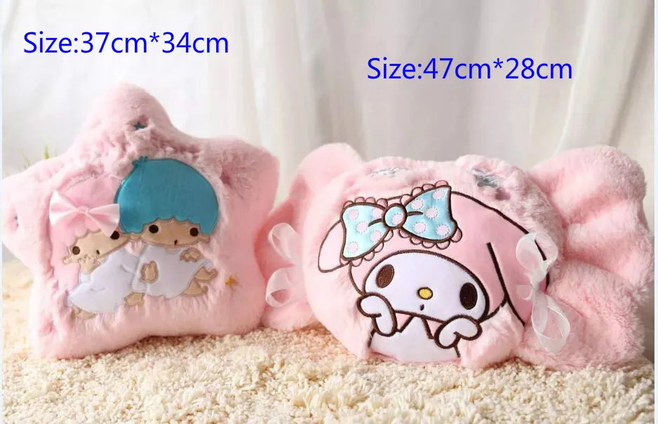 Милая плюшевая подушка с изображением героев мультфильмов My Melody little twin stars candy