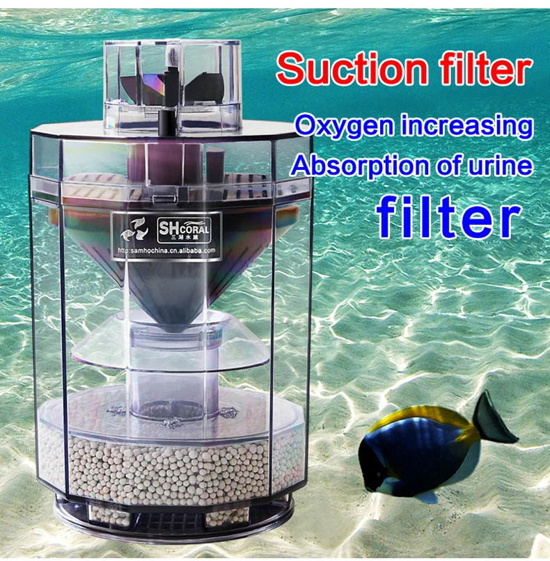 Принудительное туалетное устройство для аквариума пневматические