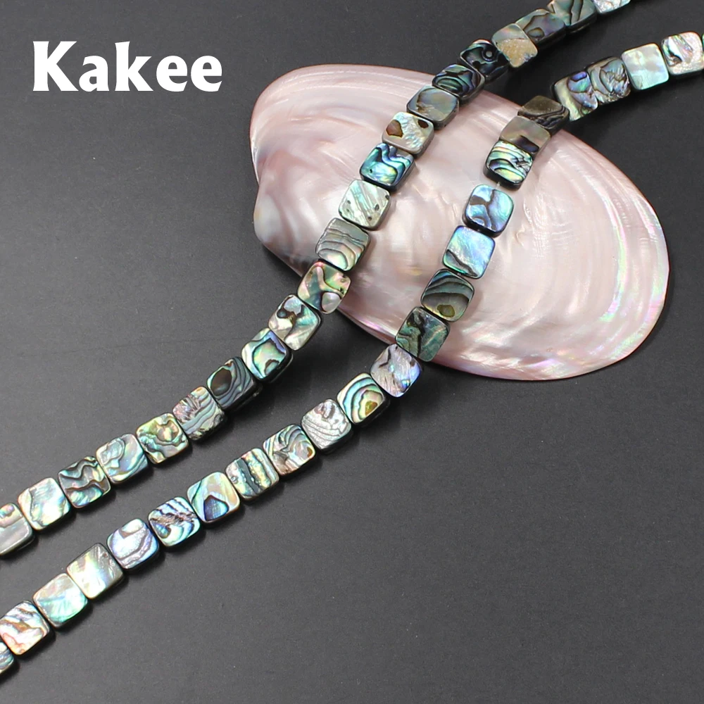 Kakee/оптовая продажа Новая Зеландия натуральные Квадратные Свободные бусины для