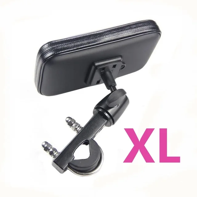 XL BuzzLee Универсальный мотоцикл велосипед держатель телефона для iPhone XS XR GPS для велосипеда держатель Водонепроницаемый чехол для samsung Galaxy Note S10e - Цвет: XL