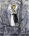 Cioioil-T843 Кот и ангел на дереве Раскраска по номерам на холсте Раскраска по номерам набор на холсте настенные картины Домашний декор