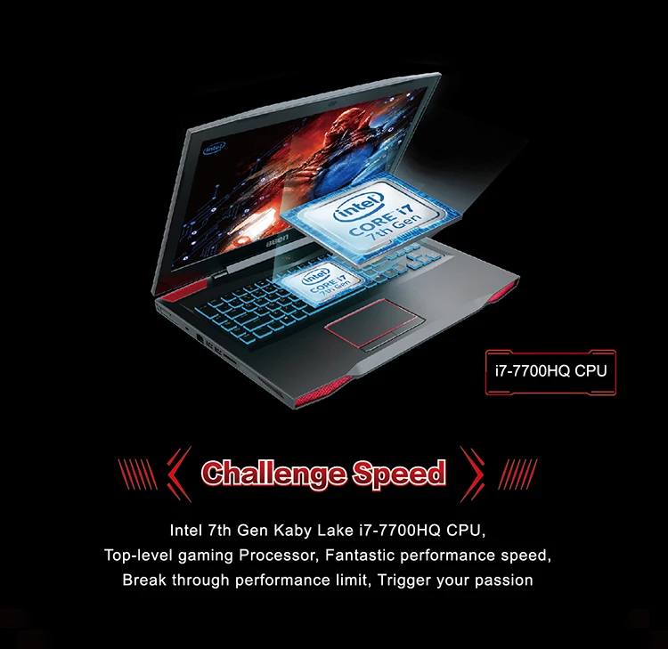 BBEN Ноутбук игровой компьютер Intel i7 7700HQ Kabylake NVIDIA GTX1060 Windows 10 DDR4 8 Гб ram RGB механическая клавиатура WiFi BT4.0