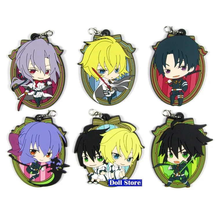 Seraph of the end оригинальный японский аниме Рисунок резиновый силиконовый чехол