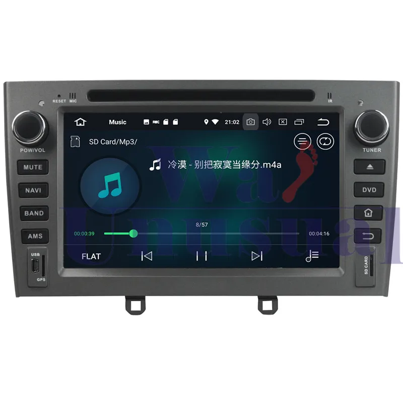 Автомобильный DVD плеер wanute Android 9 0 GPS навигация для Peugeot 408 2007 2008 2009 2010 радио 2 Din