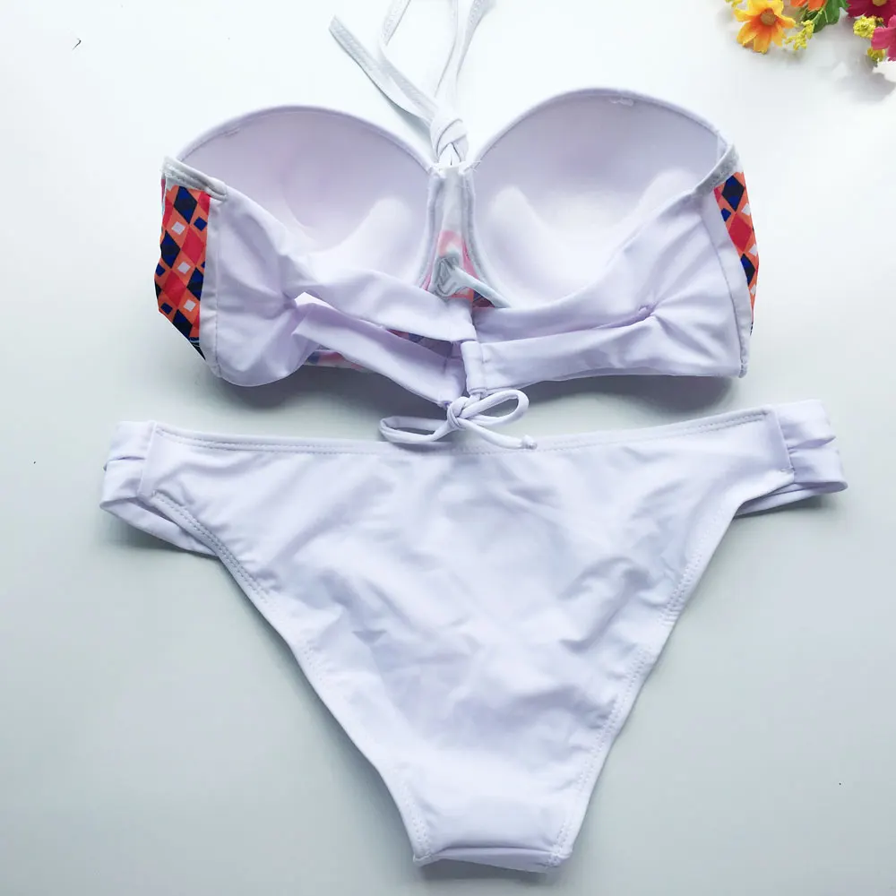 2017 Новый летний сексуальный женский комплект бикини пуш-ап бюстгальтер