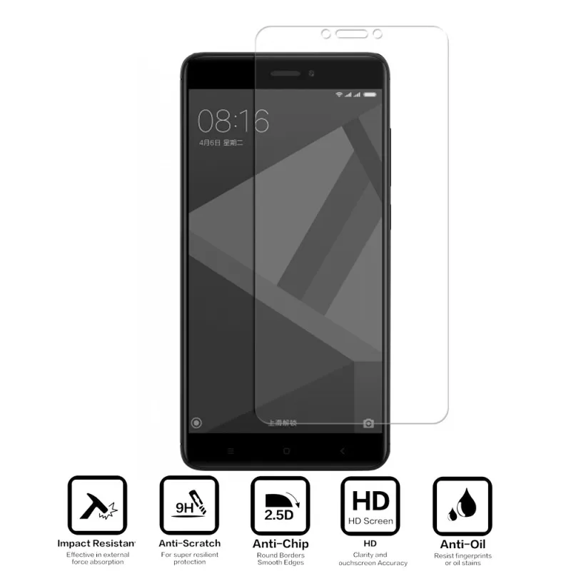 Закаленное стекло 20 шт./лот Защита экрана для Xiaomi Redmi S2 Y2 4X 6A 5A 4A 5 Plus Note 7 4 6 Pro