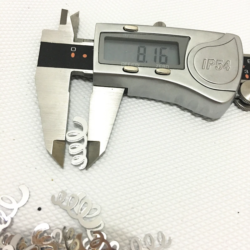 2000 шт./лот зигзаг спиральная форма свободные блестки ручной работы пайетки 16*18 мм