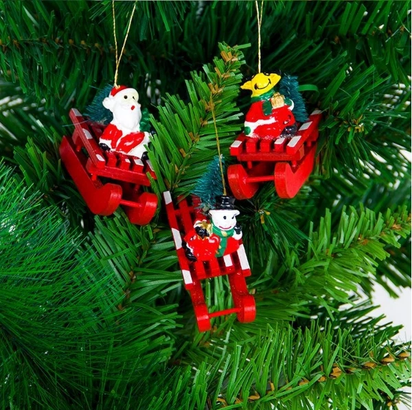 2 шт./компл. Рождественская декоративная подвесная Елочная игрушка инновационный