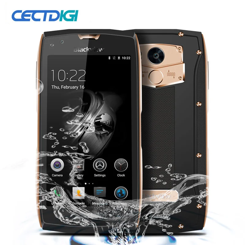 Blackview bv7000 Pro 4 г IP68 Водонепроницаемый смартфон 5.0 дюймов mtk6750t Octa core Android 6.0 мобильный телефон 4 ГБ+ 64 ГБ 13MP сотовом телефоне