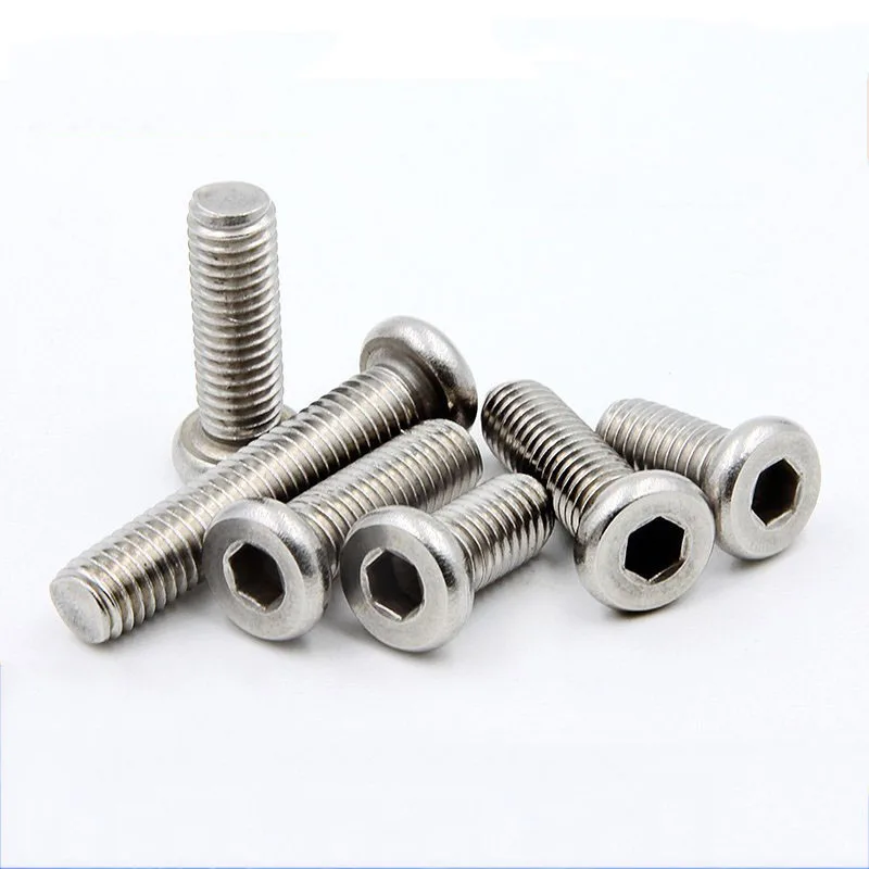2PCS-M6*70/80/90/100/110 304 Нержавеющая стальные изделия для мебели/Плоская Круглая головка