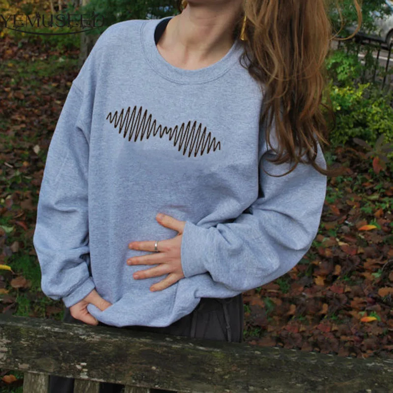 H1168 Осень 2016 повседневный свитшот для женщин толстовки с принтом Arctic Monkeys худи