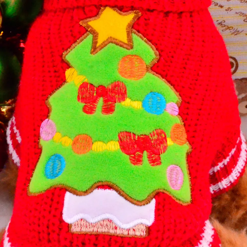 Вязанная одежда зимний свитер для собак узоры вязаная куртка джемпер собаки Sweter